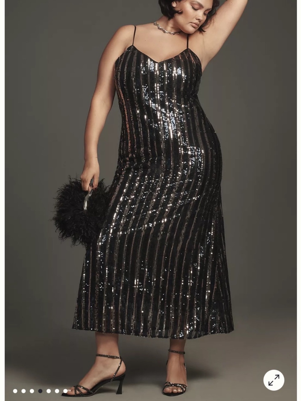 Anthropologie Maeve sequin dress